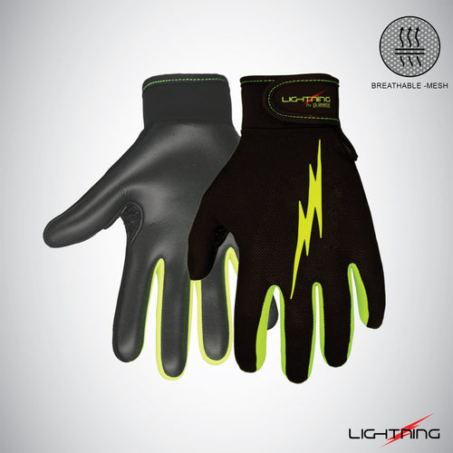 LIGHTNING Glove Mesh - Black/Lime