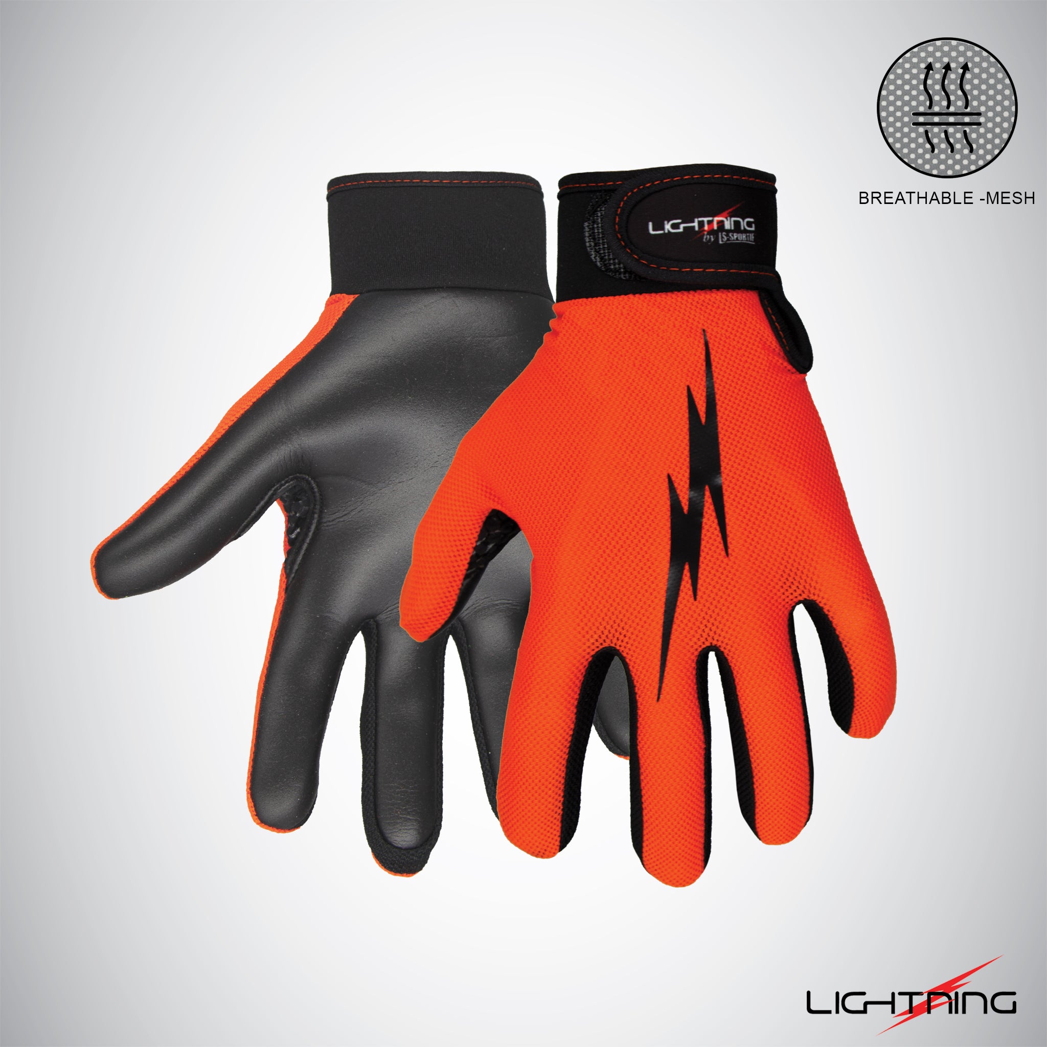 LIGHTNING Glove Mesh - Orange