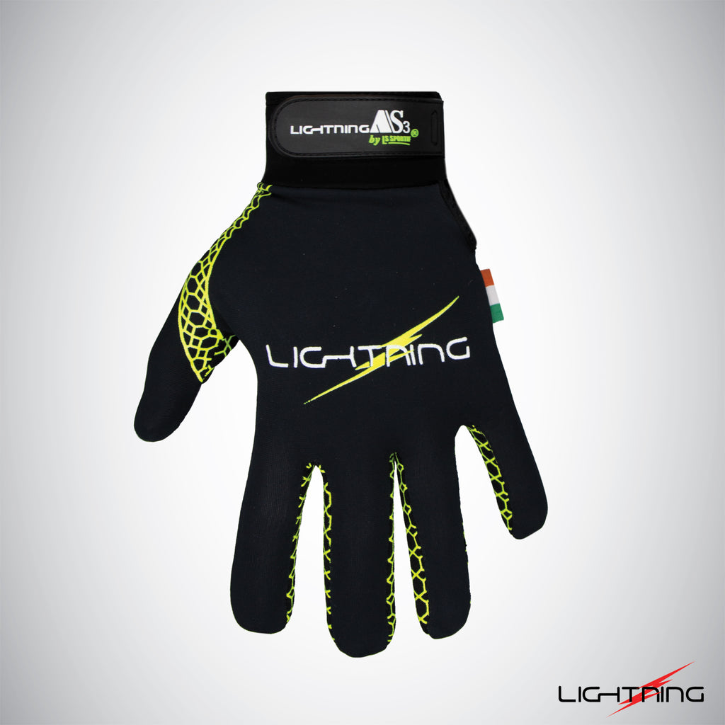 Lightning AS3 Glove Black/Lime