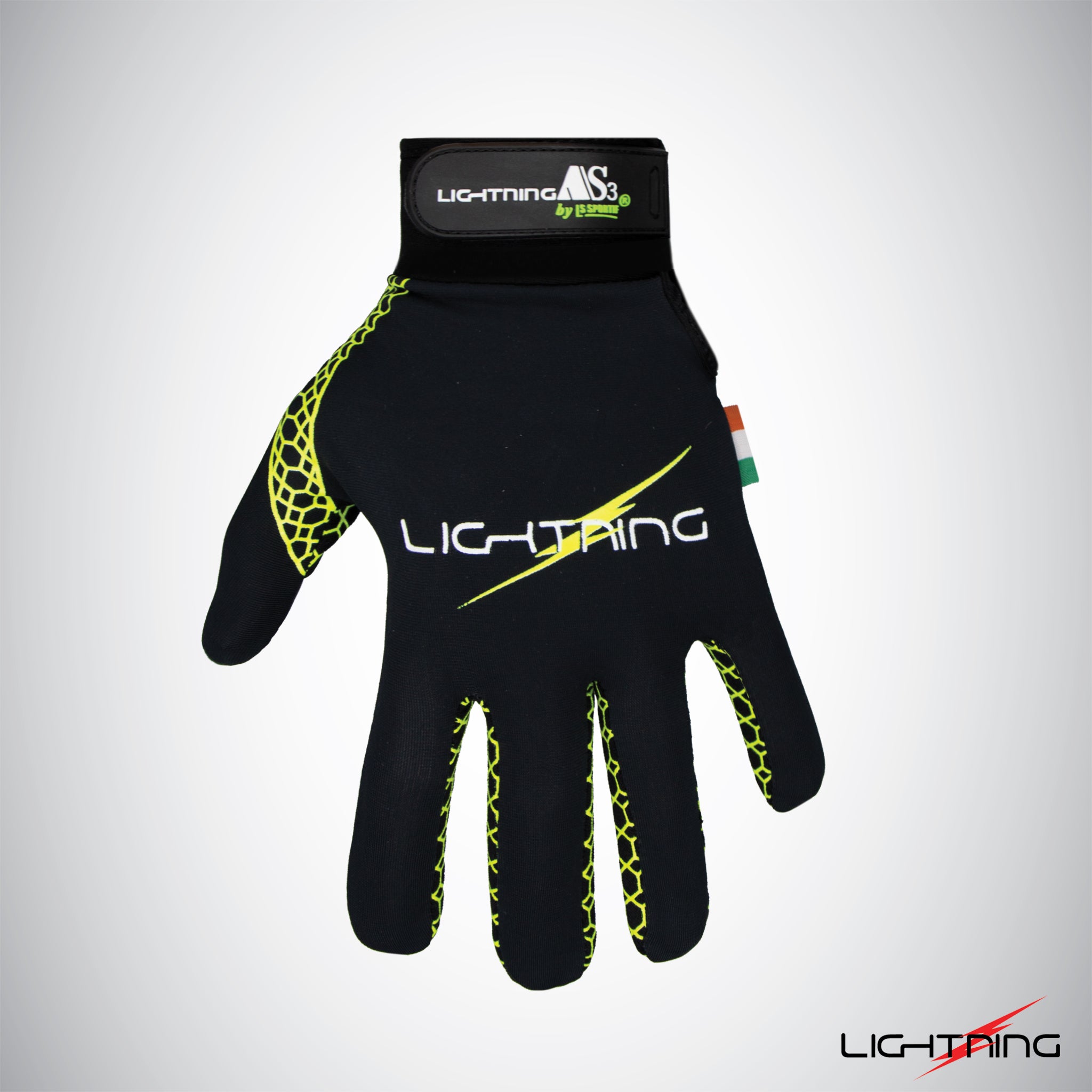 Lightning AS3 Glove Black/Lime