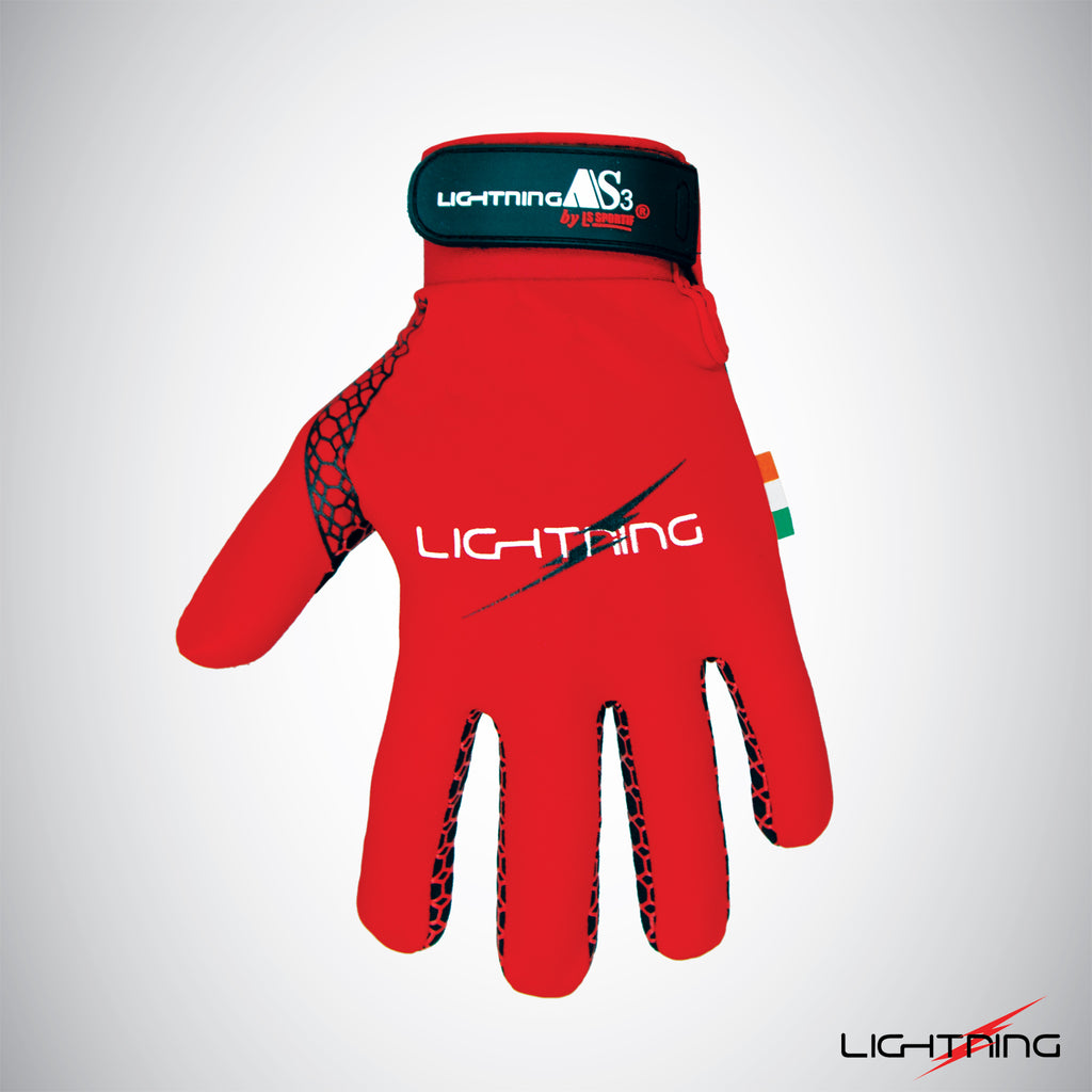 Lightning AS3 Glove Red