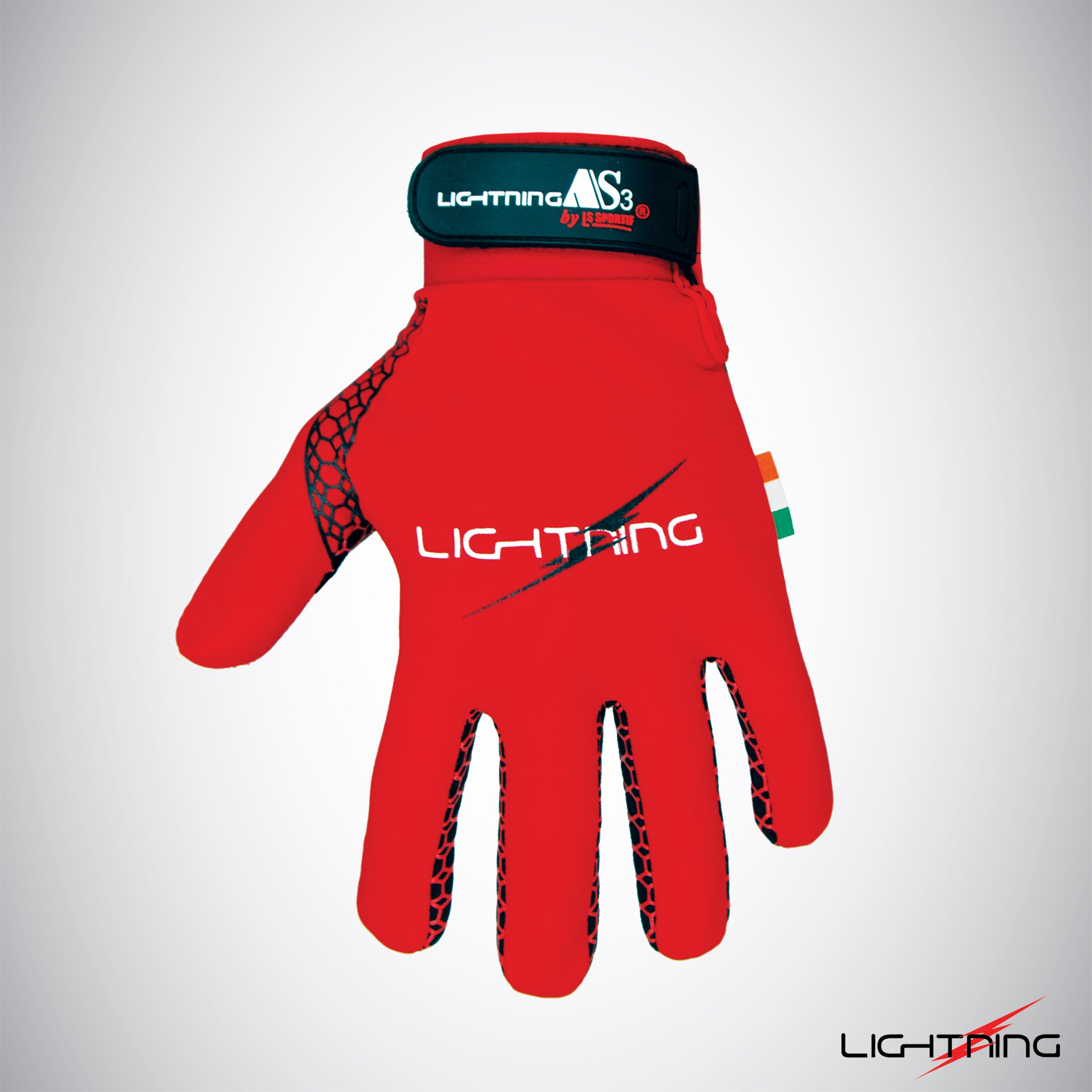 Lightning AS3 Glove Red