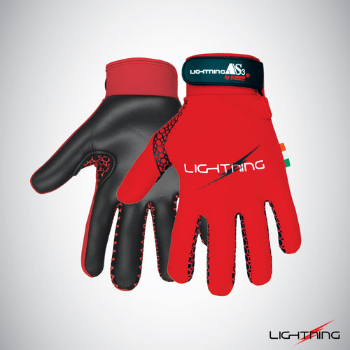 Lightning AS3 Glove Red